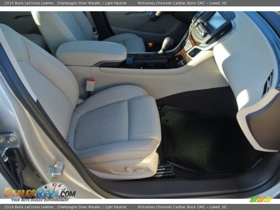 2014 Buick LaCrosse Leather Champagne Silver Metallic / Light Neutral Photo #19