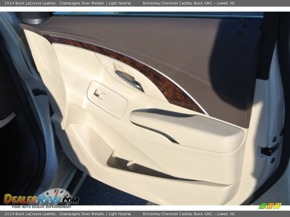 2014 Buick LaCrosse Leather Champagne Silver Metallic / Light Neutral Photo #20