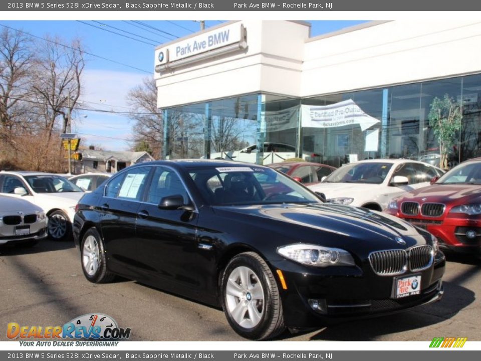 2013 BMW 5 Series 528i xDrive Sedan Black Sapphire Metallic / Black Photo #1