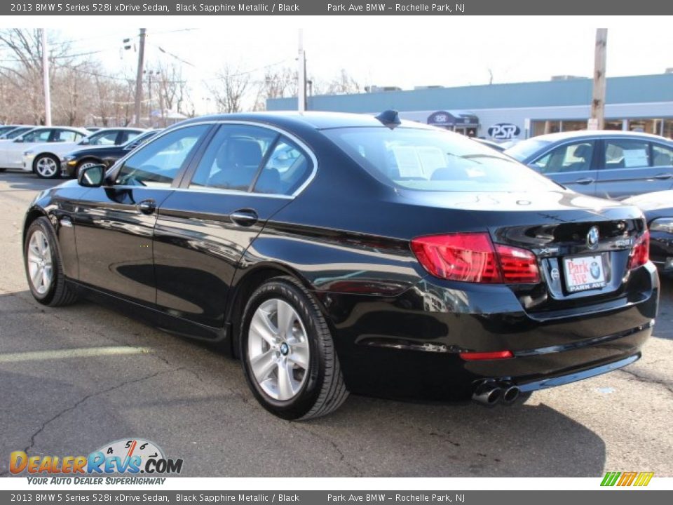 2013 BMW 5 Series 528i xDrive Sedan Black Sapphire Metallic / Black Photo #5