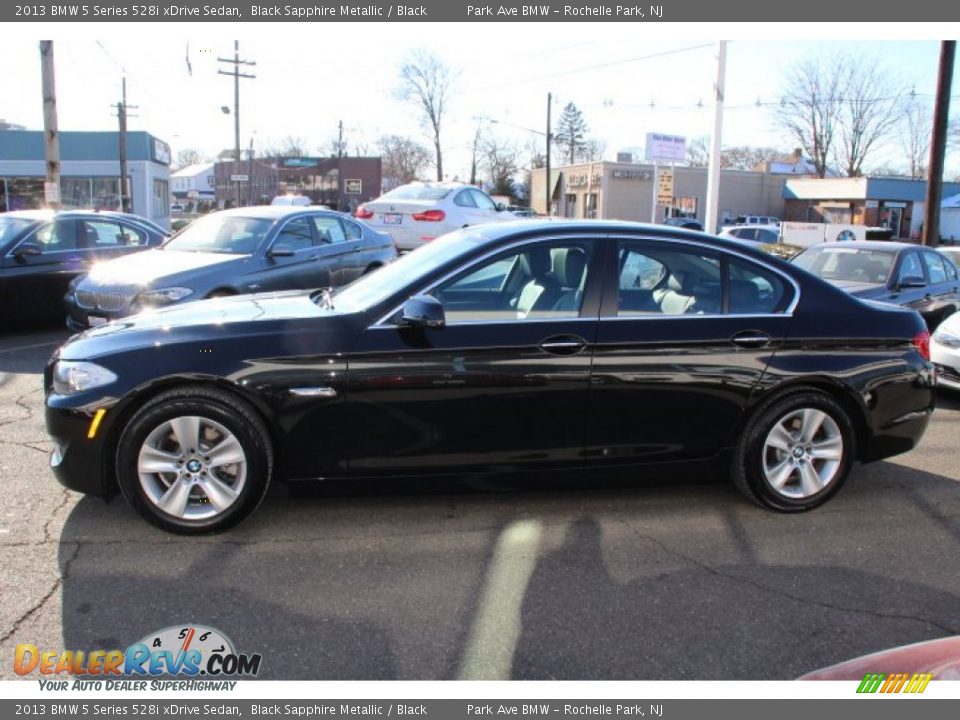 2013 BMW 5 Series 528i xDrive Sedan Black Sapphire Metallic / Black Photo #6