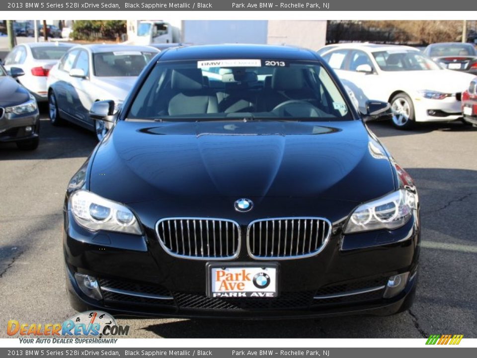 2013 BMW 5 Series 528i xDrive Sedan Black Sapphire Metallic / Black Photo #8