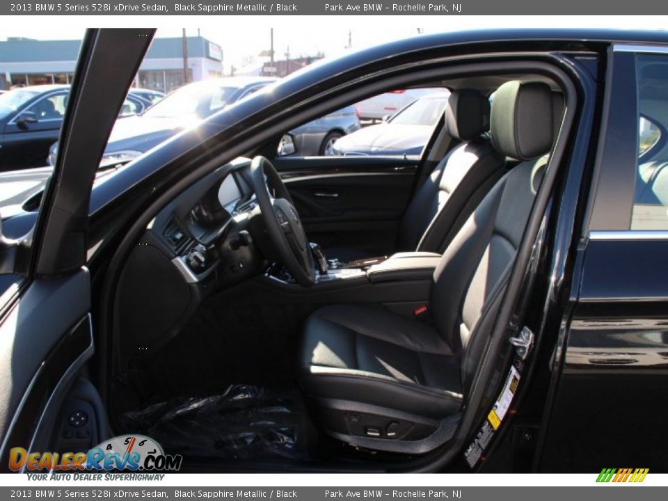 2013 BMW 5 Series 528i xDrive Sedan Black Sapphire Metallic / Black Photo #11