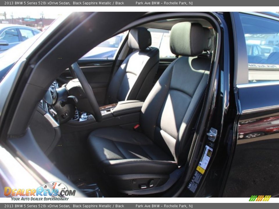 2013 BMW 5 Series 528i xDrive Sedan Black Sapphire Metallic / Black Photo #12