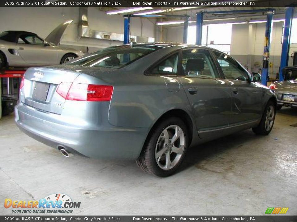 2009 Audi A6 3.0T quattro Sedan Condor Grey Metallic / Black Photo #5