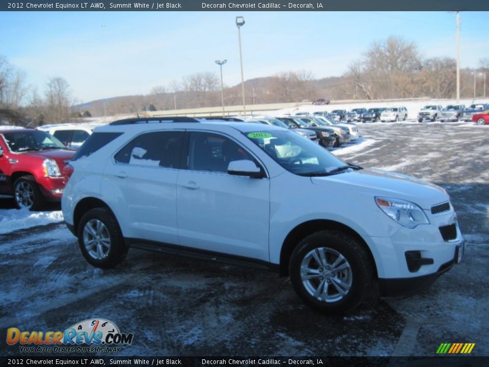 2012 Chevrolet Equinox LT AWD Summit White / Jet Black Photo #1