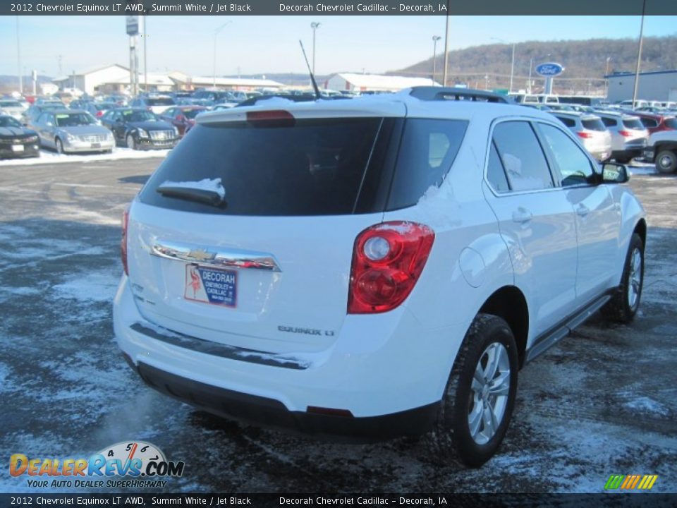 2012 Chevrolet Equinox LT AWD Summit White / Jet Black Photo #2