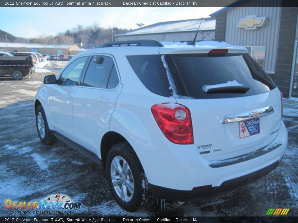 2012 Chevrolet Equinox LT AWD Summit White / Jet Black Photo #3