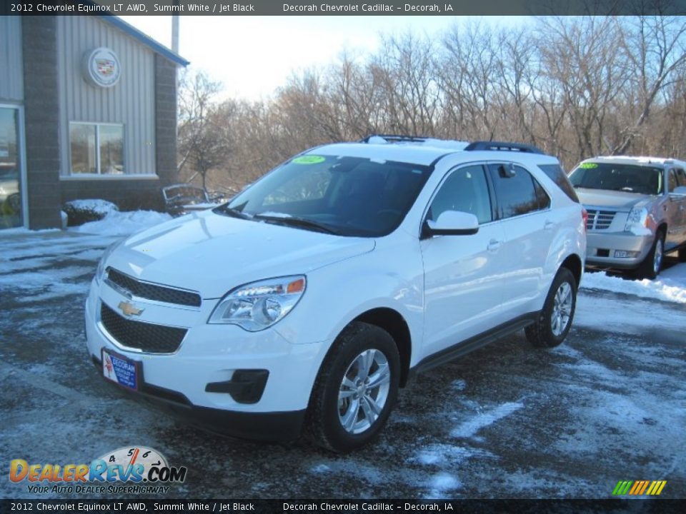 2012 Chevrolet Equinox LT AWD Summit White / Jet Black Photo #4