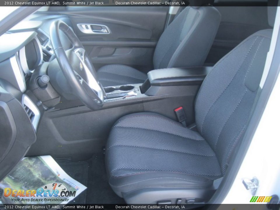 2012 Chevrolet Equinox LT AWD Summit White / Jet Black Photo #5