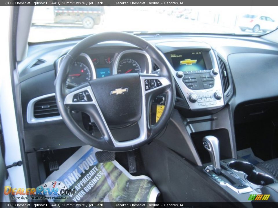 2012 Chevrolet Equinox LT AWD Summit White / Jet Black Photo #7
