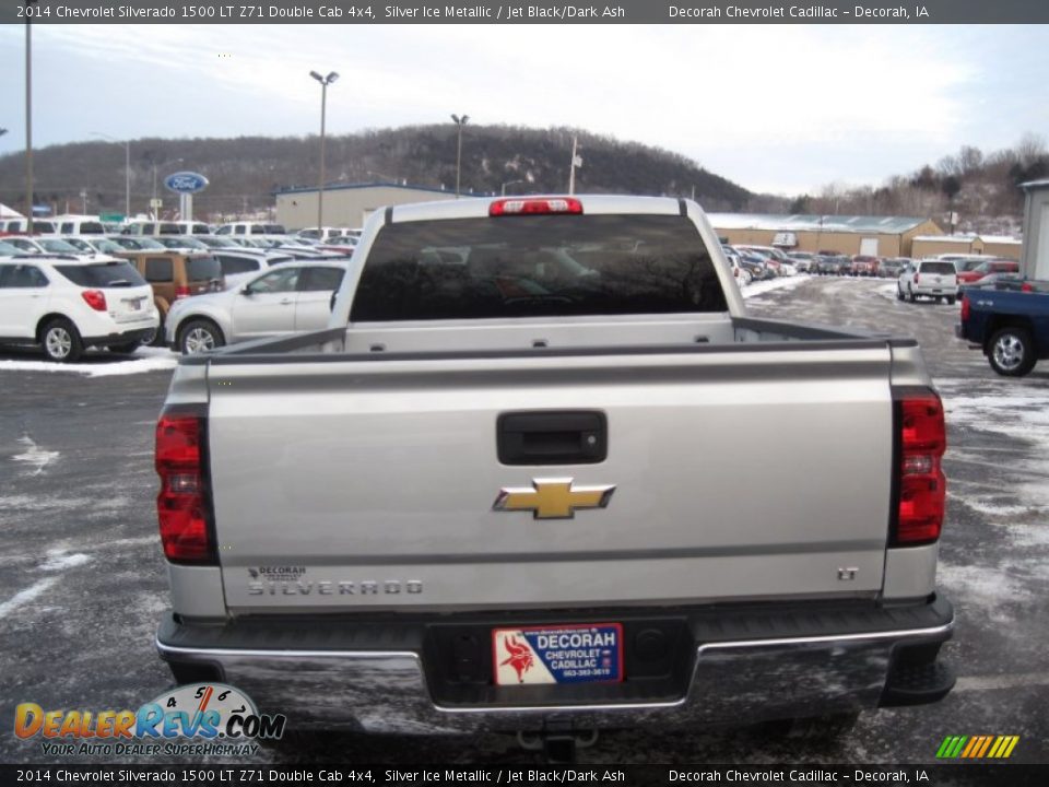 2014 Chevrolet Silverado 1500 LT Z71 Double Cab 4x4 Silver Ice Metallic / Jet Black/Dark Ash Photo #4