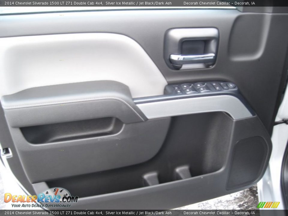 2014 Chevrolet Silverado 1500 LT Z71 Double Cab 4x4 Silver Ice Metallic / Jet Black/Dark Ash Photo #9
