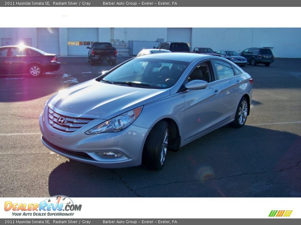 2011 Hyundai Sonata SE Radiant Silver / Gray Photo #1