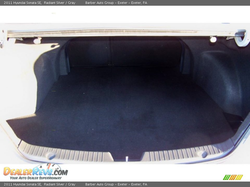 2011 Hyundai Sonata SE Radiant Silver / Gray Photo #17