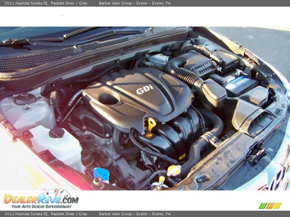 2011 Hyundai Sonata SE Radiant Silver / Gray Photo #19