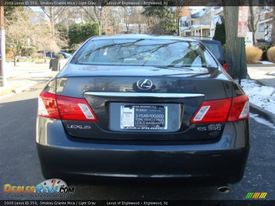 2009 Lexus ES 350 Smokey Granite Mica / Light Gray Photo #5