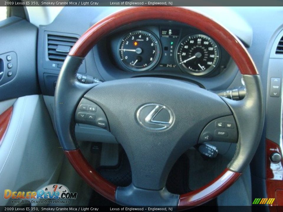 2009 Lexus ES 350 Smokey Granite Mica / Light Gray Photo #13