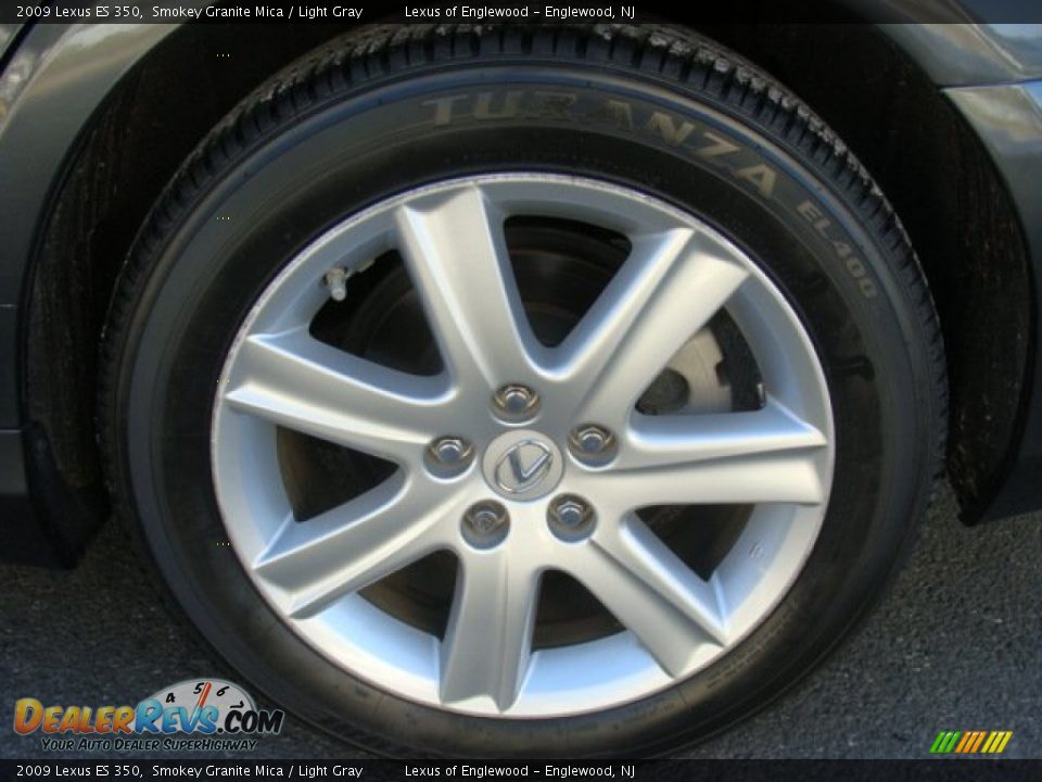 2009 Lexus ES 350 Smokey Granite Mica / Light Gray Photo #23