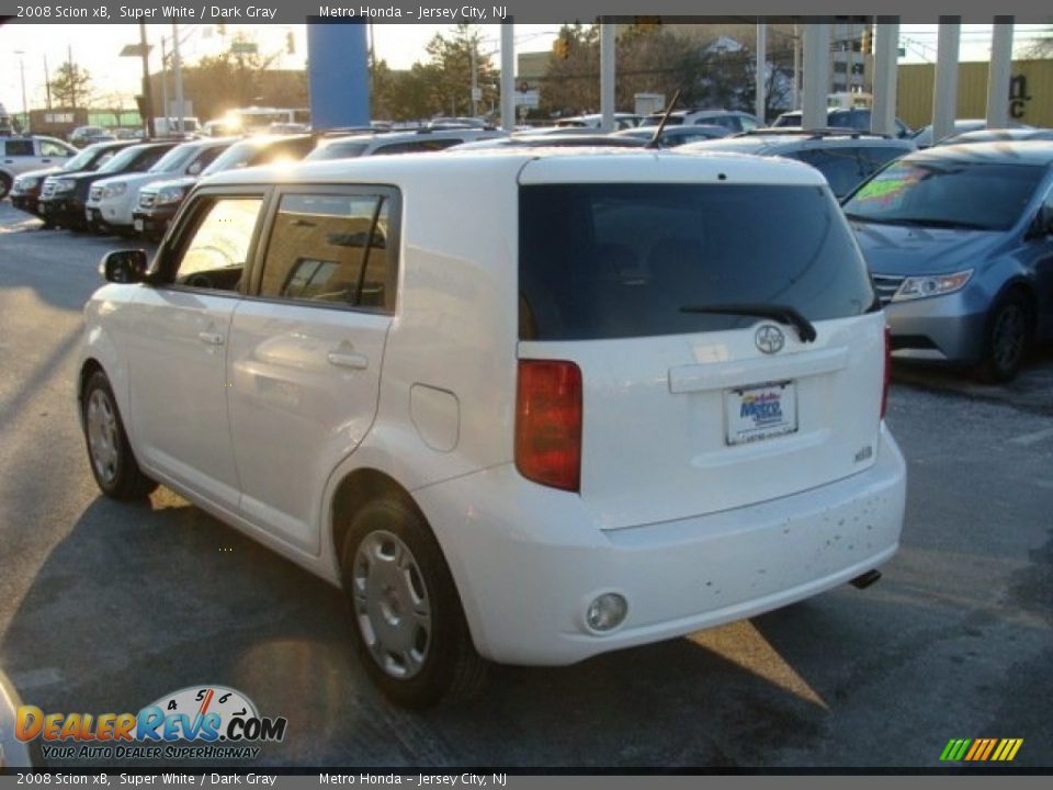 2008 Scion xB Super White / Dark Gray Photo #6