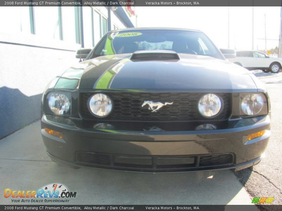 2008 Ford Mustang GT Premium Convertible Alloy Metallic / Dark Charcoal Photo #9