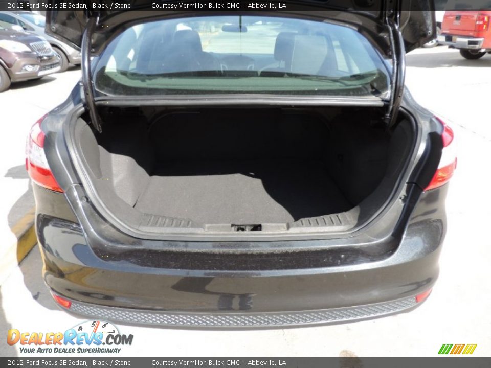 2012 Ford Focus SE Sedan Black / Stone Photo #4