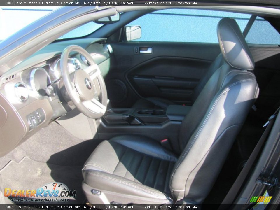 2008 Ford Mustang GT Premium Convertible Alloy Metallic / Dark Charcoal Photo #14
