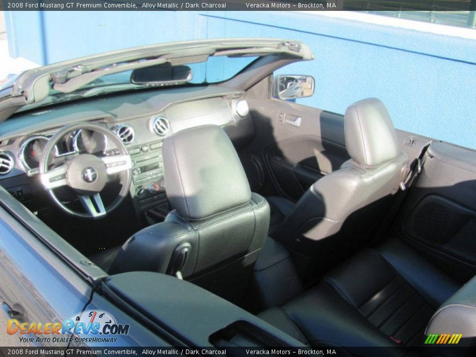 2008 Ford Mustang GT Premium Convertible Alloy Metallic / Dark Charcoal Photo #16
