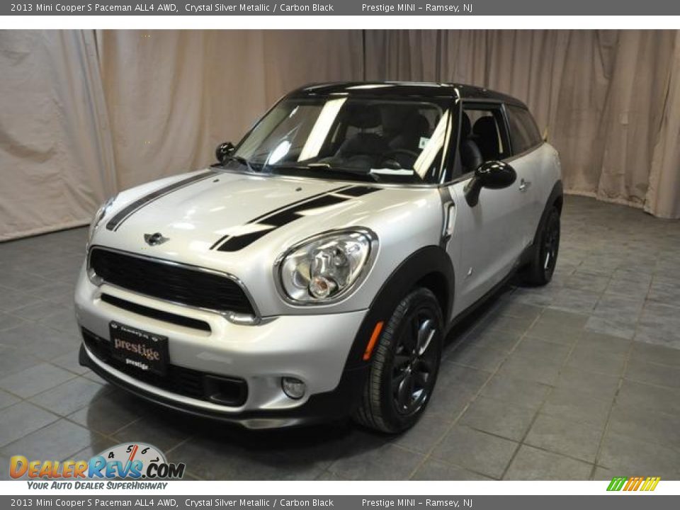 2013 Mini Cooper S Paceman ALL4 AWD Crystal Silver Metallic / Carbon Black Photo #1