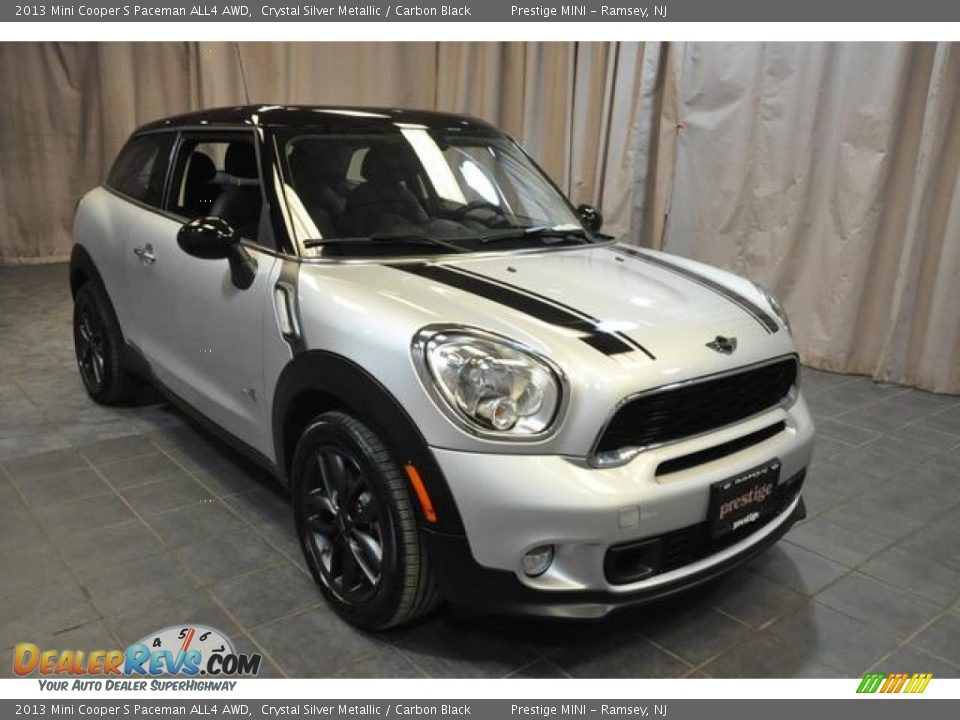 2013 Mini Cooper S Paceman ALL4 AWD Crystal Silver Metallic / Carbon Black Photo #4