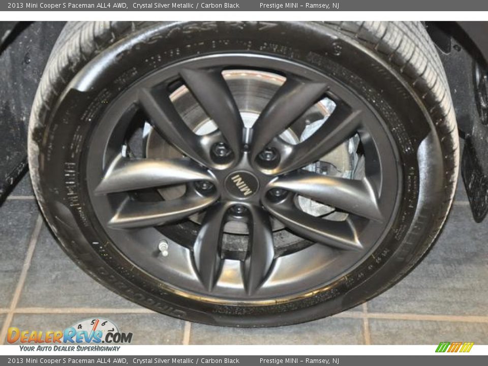 2013 Mini Cooper S Paceman ALL4 AWD Crystal Silver Metallic / Carbon Black Photo #5
