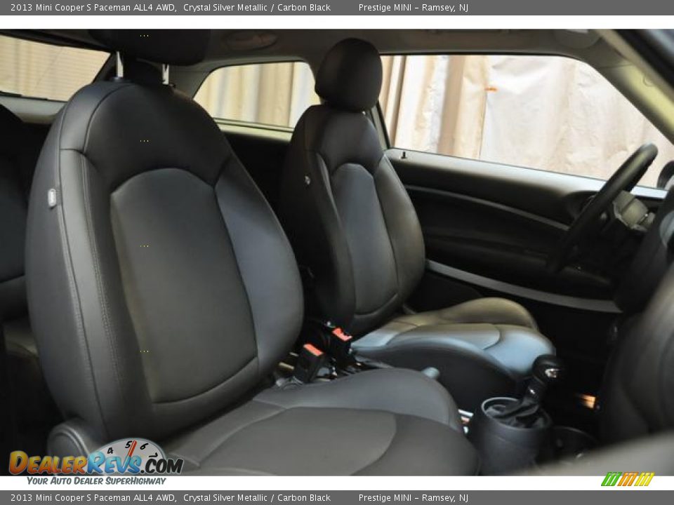 2013 Mini Cooper S Paceman ALL4 AWD Crystal Silver Metallic / Carbon Black Photo #6