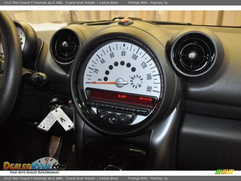 2013 Mini Cooper S Paceman ALL4 AWD Crystal Silver Metallic / Carbon Black Photo #8