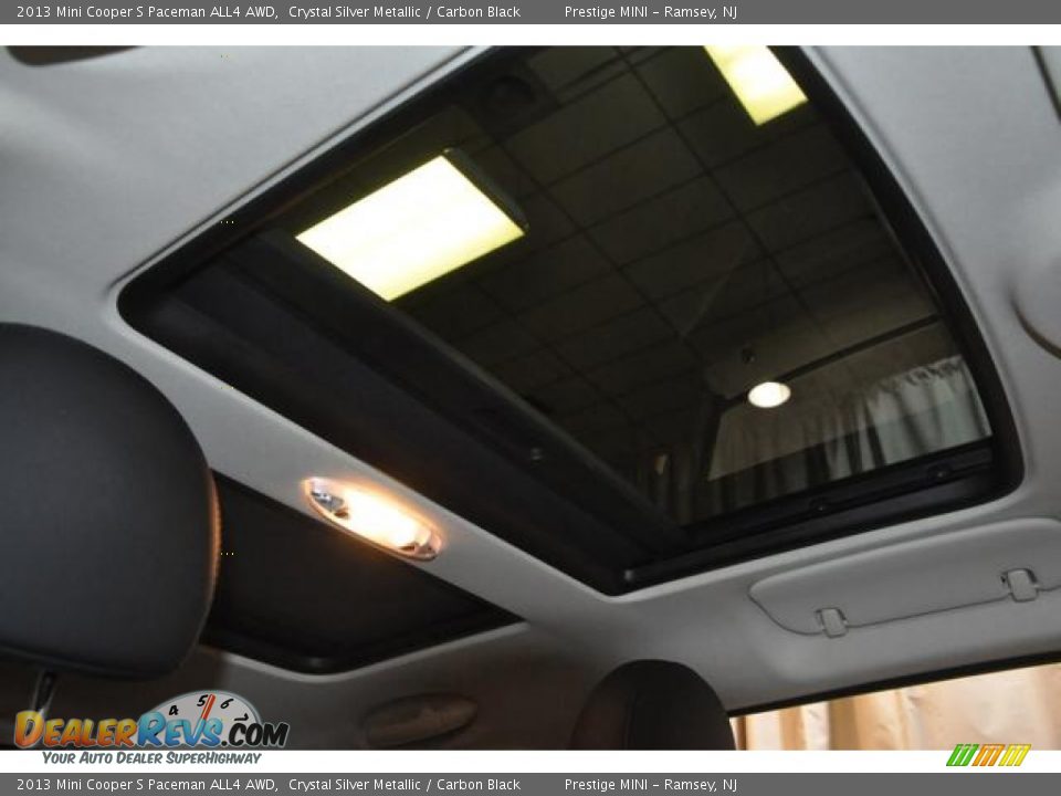 2013 Mini Cooper S Paceman ALL4 AWD Crystal Silver Metallic / Carbon Black Photo #10
