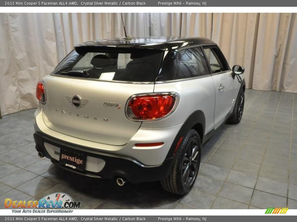 2013 Mini Cooper S Paceman ALL4 AWD Crystal Silver Metallic / Carbon Black Photo #11