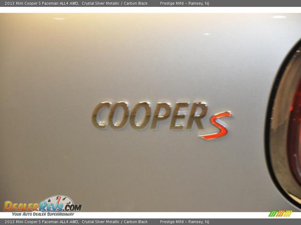 2013 Mini Cooper S Paceman ALL4 AWD Crystal Silver Metallic / Carbon Black Photo #13
