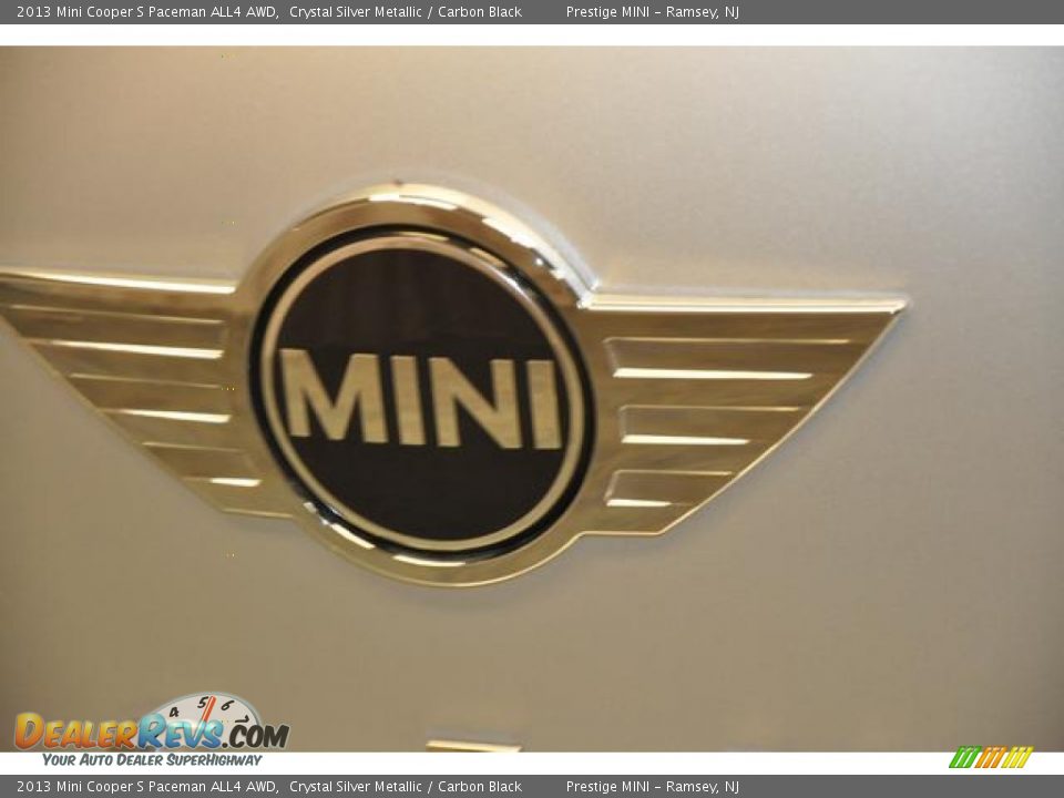 2013 Mini Cooper S Paceman ALL4 AWD Crystal Silver Metallic / Carbon Black Photo #14