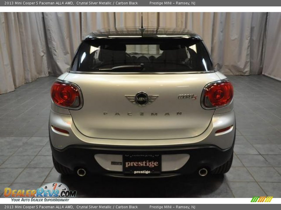 2013 Mini Cooper S Paceman ALL4 AWD Crystal Silver Metallic / Carbon Black Photo #16