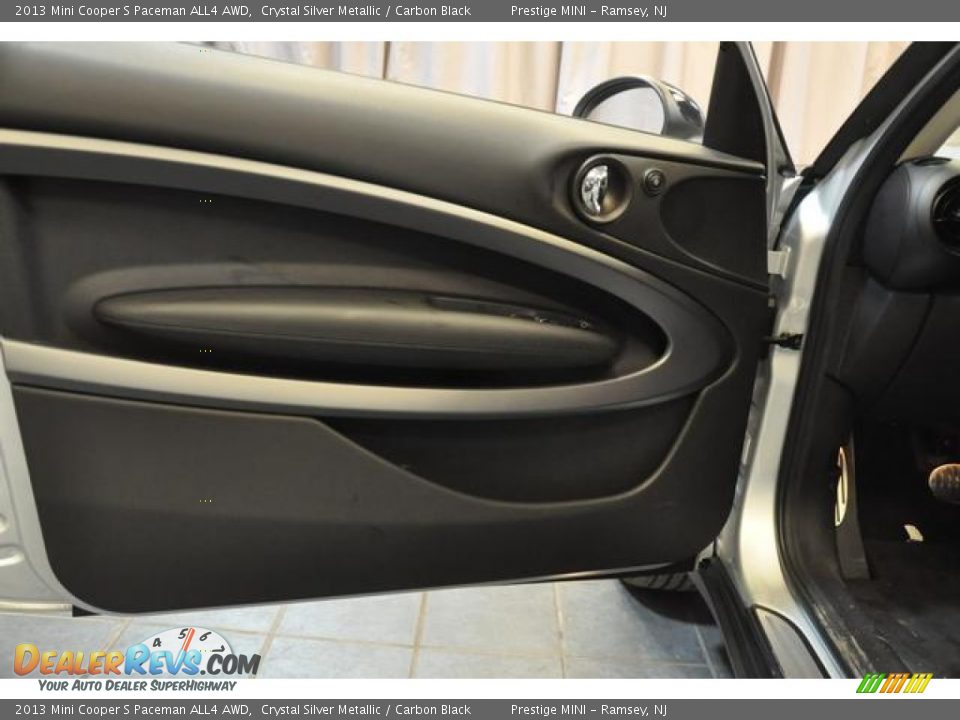 2013 Mini Cooper S Paceman ALL4 AWD Crystal Silver Metallic / Carbon Black Photo #19