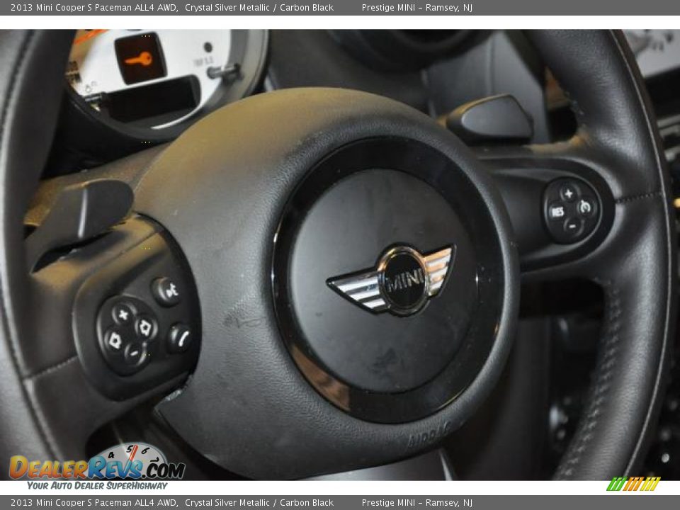 2013 Mini Cooper S Paceman ALL4 AWD Crystal Silver Metallic / Carbon Black Photo #21