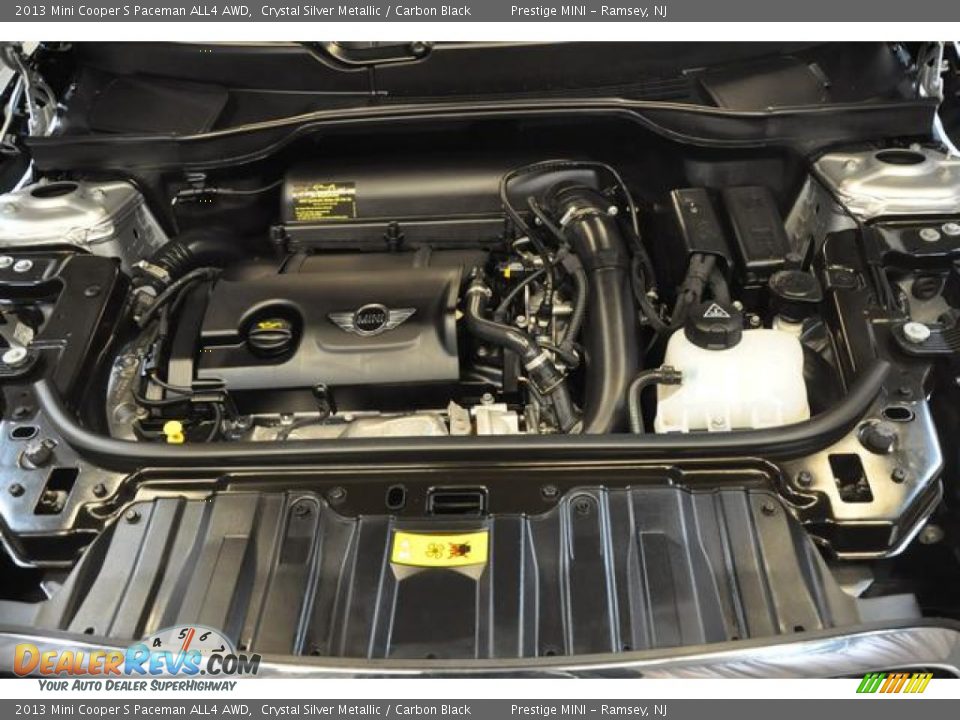 2013 Mini Cooper S Paceman ALL4 AWD Crystal Silver Metallic / Carbon Black Photo #25