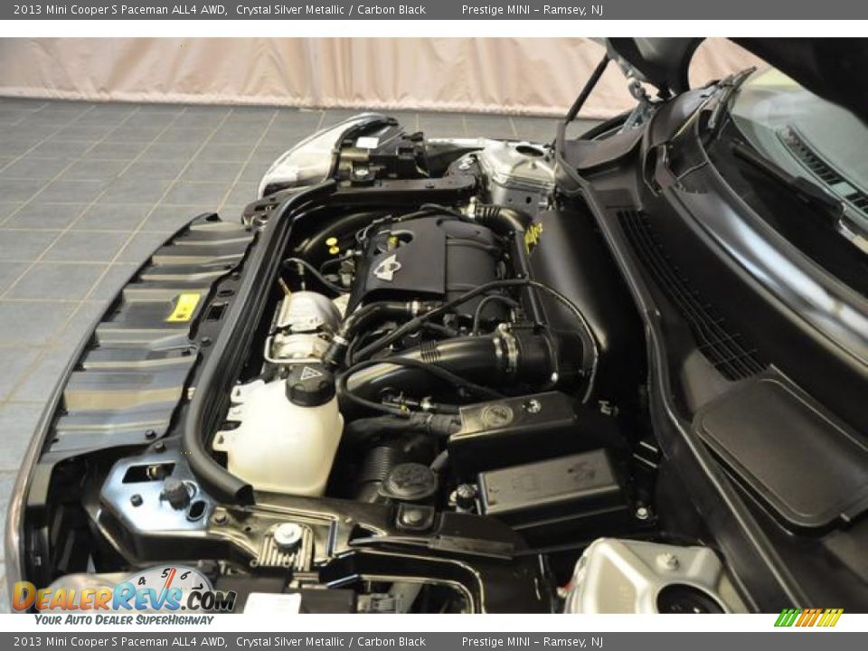 2013 Mini Cooper S Paceman ALL4 AWD Crystal Silver Metallic / Carbon Black Photo #26