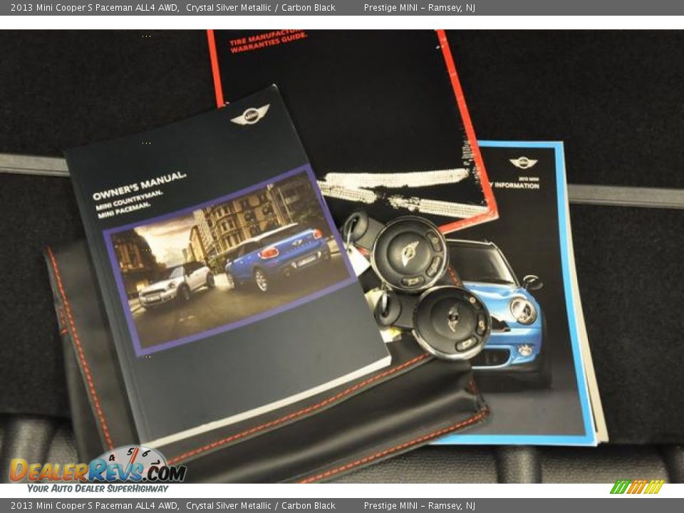 2013 Mini Cooper S Paceman ALL4 AWD Crystal Silver Metallic / Carbon Black Photo #27