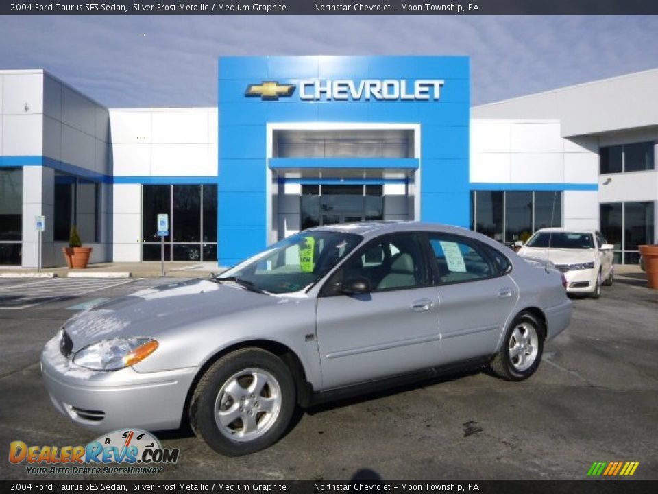 2004 Ford Taurus SES Sedan Silver Frost Metallic / Medium Graphite Photo #1