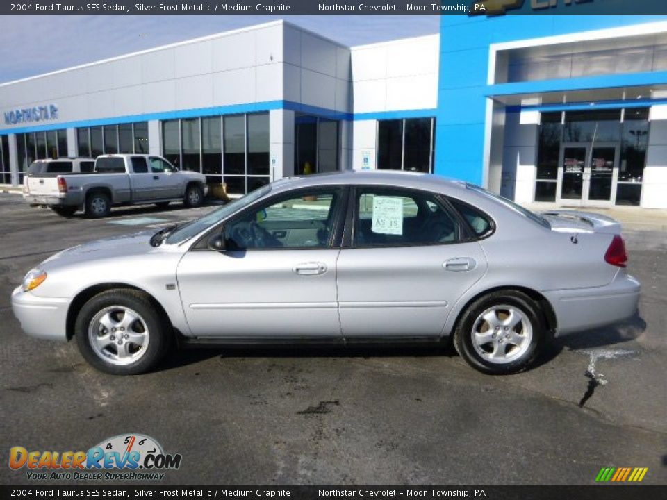 2004 Ford Taurus SES Sedan Silver Frost Metallic / Medium Graphite Photo #2