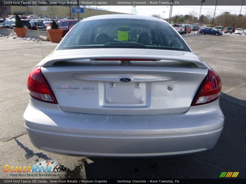 2004 Ford Taurus SES Sedan Silver Frost Metallic / Medium Graphite Photo #4
