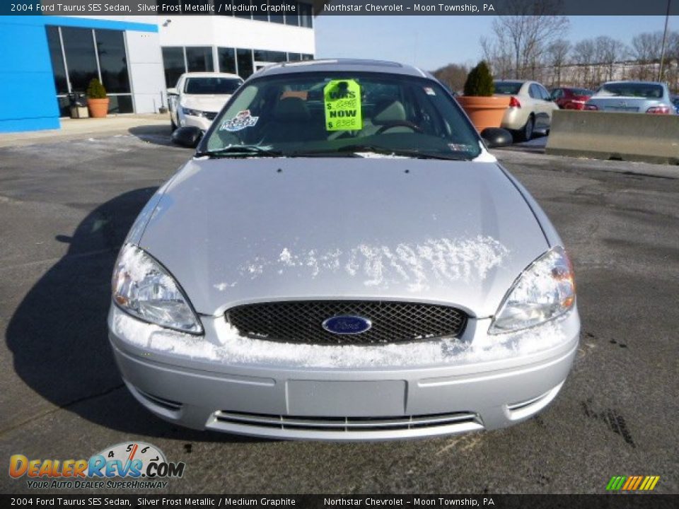 2004 Ford Taurus SES Sedan Silver Frost Metallic / Medium Graphite Photo #8