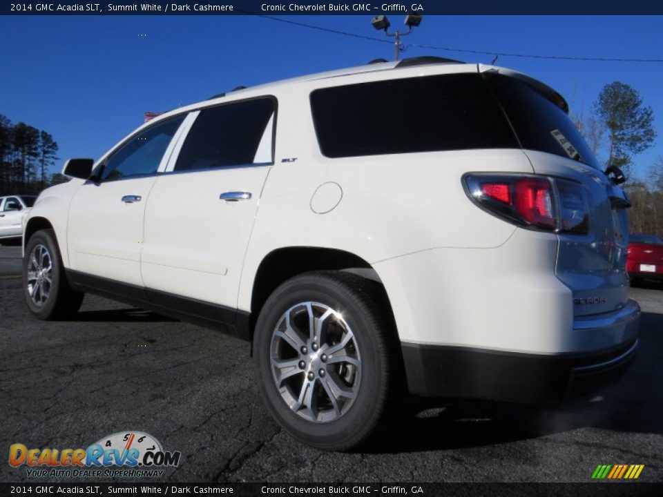 Summit White 2014 GMC Acadia SLT Photo #3