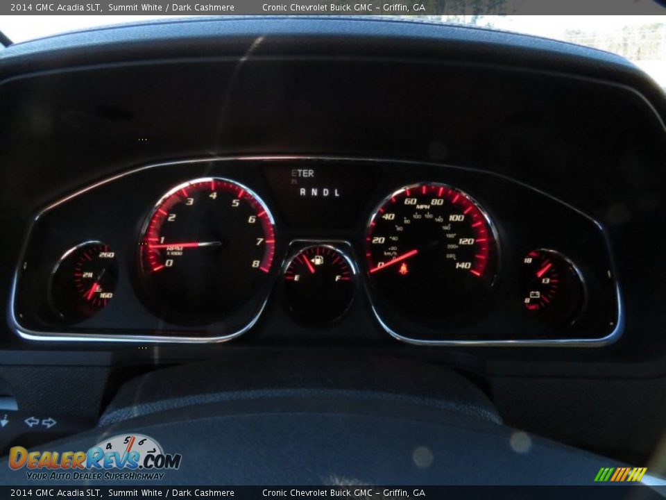 2014 GMC Acadia SLT Gauges Photo #12