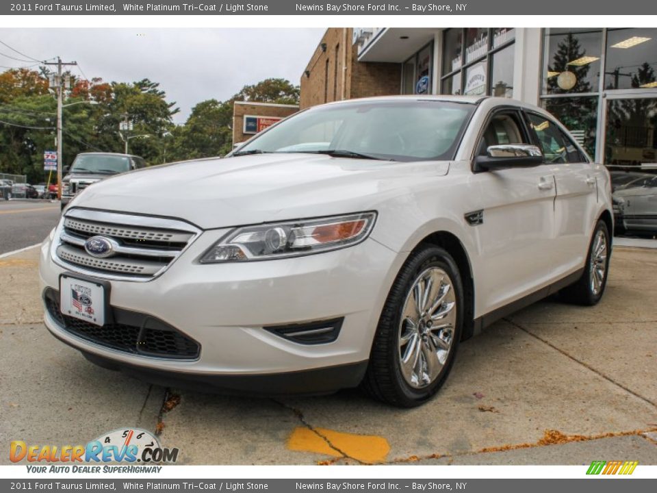 2011 Ford Taurus Limited White Platinum Tri-Coat / Light Stone Photo #1